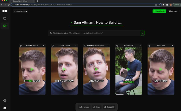Dumme几分钟就能将YouTube长视频变成短视频 Dumme几分钟就能将YouTube长视频变成短视频