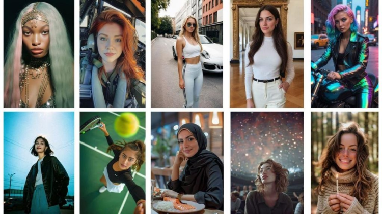 AI制造的美女,“卷”翻了真人网红 AI制造的美女,“卷”翻了真人网红