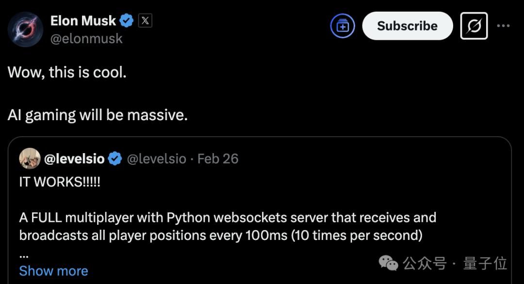 AI三小时做的小游戏,9天赚12万,马斯克:AI游戏前景无限 AI三小时做的小游戏,9天赚12万,马斯克:AI游戏前景无限