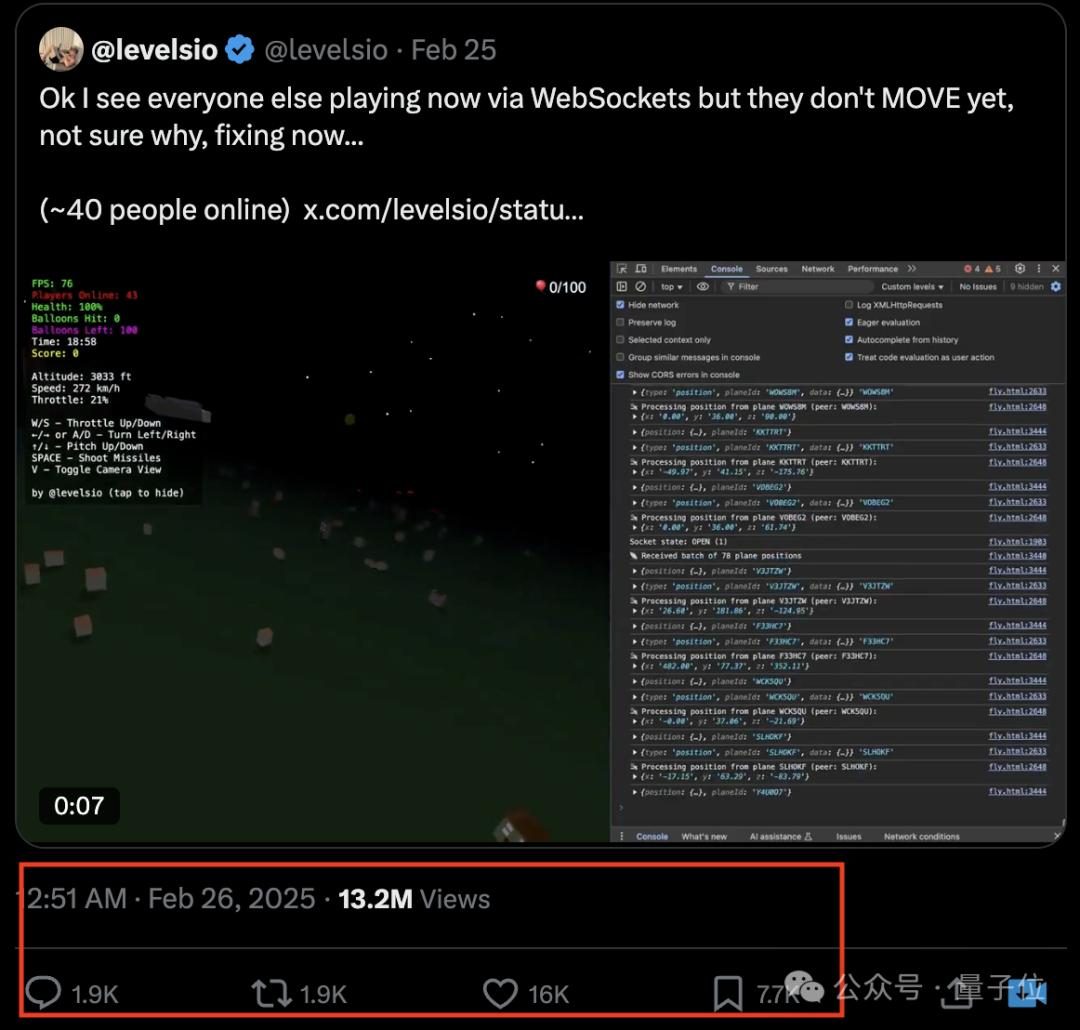 AI三小时做的小游戏,9天赚12万,马斯克:AI游戏前景无限 AI三小时做的小游戏,9天赚12万,马斯克:AI游戏前景无限