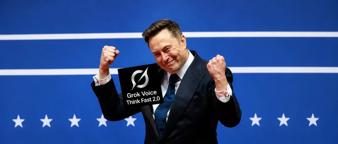 Grok发布AI语音模型Grok Voice Think Fast 2.0!登智能体测评榜首,比OpenAI家便宜一半 Grok发布AI语音模型Grok Voice Think Fast 2.0!登智能体测评榜首,比OpenAI家便宜一半