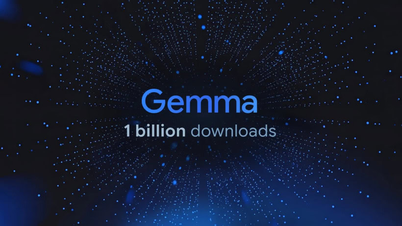 谷歌开源端侧模型家族 Gemma 总下载量破 10 亿次，派生超 10 万个变体