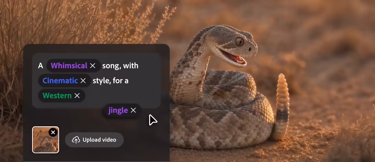 Adobe Firefly 扩充 AI 音频服务，可生成音乐、配音和音效