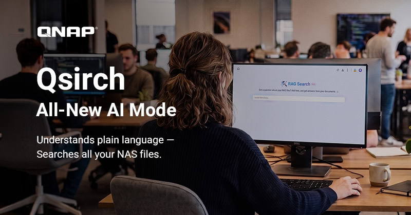 威联通为 Qsirch 推出 AI 模式：利用 VLM / LLM 优化 NAS 内容搜索体验
