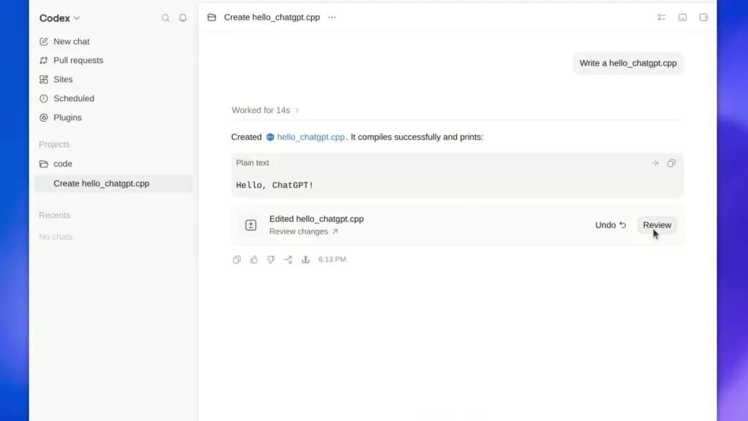 苦等两年，ChatGPT杀入Linux，Codex上手能改你的代码