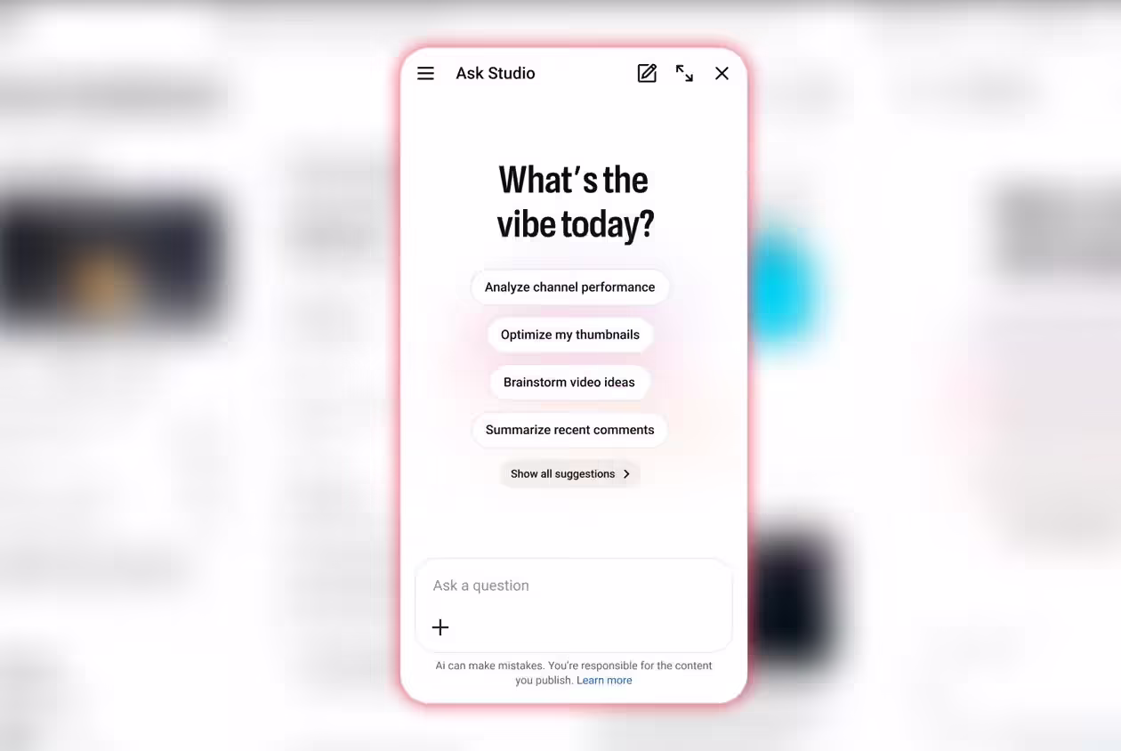 YouTube 推出全新 AI 智能体,能帮创作者“翻红”老视频 YouTube 推出全新 AI 智能体,能帮创作者“翻红”老视频