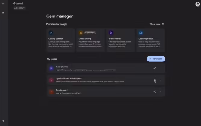 谷歌宣布停用 Gemini 的 Gems 功能,将自动迁移为“技能” 谷歌宣布停用 Gemini 的 Gems 功能,将自动迁移为“技能”