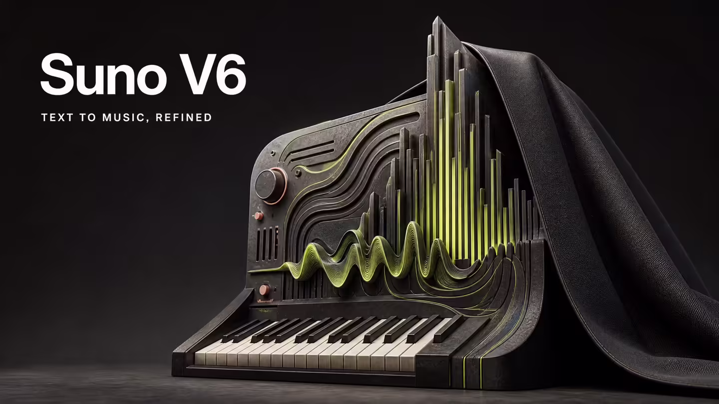 Suno 发布 v6 系列 AI 音乐模型，新增多项能力