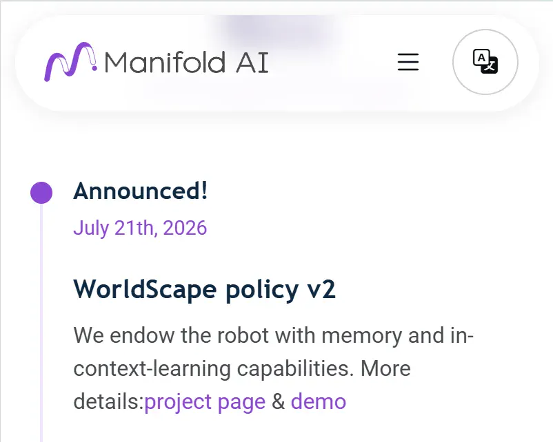 超过GPT-6、登顶RoboDojo智能体,Manifold AI如何让机器人从“一次就会”走向持续自进化? 超过GPT-6、登顶RoboDojo智能体,Manifold AI如何让机器人从“一次就会”走向持续自进化?