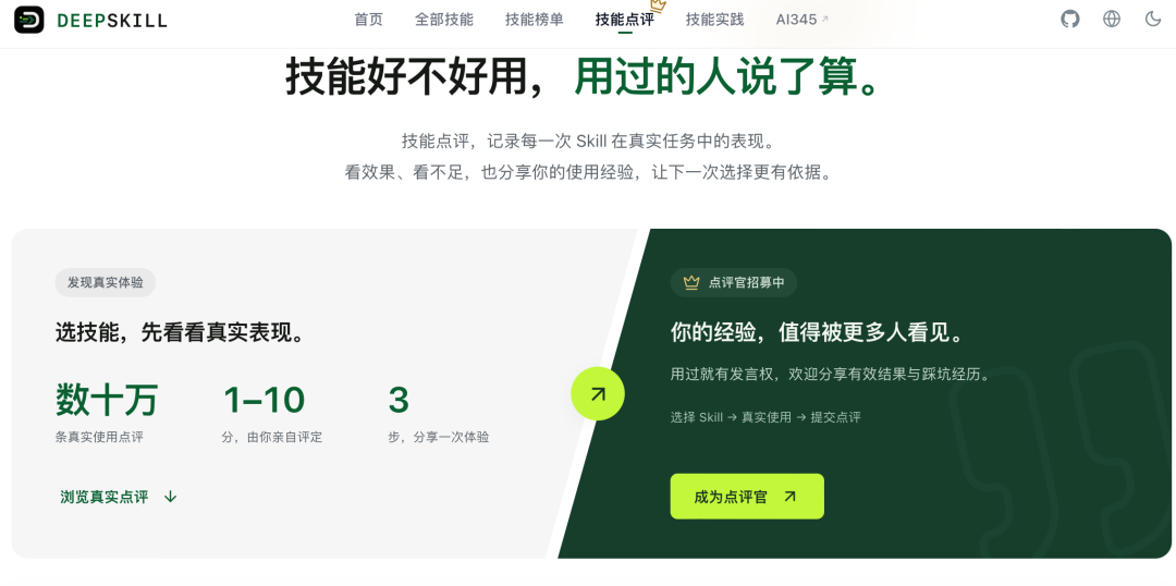重磅！美团做了个大众点评版的Skill平台DeepSkill，收录超37万个技能工具