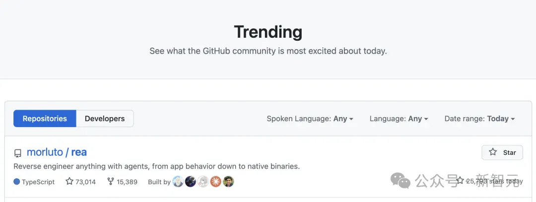 比Jev更爆火!逆向灭霸 REA 一天登顶GitHub 比Jev更爆火!逆向灭霸 REA 一天登顶GitHub