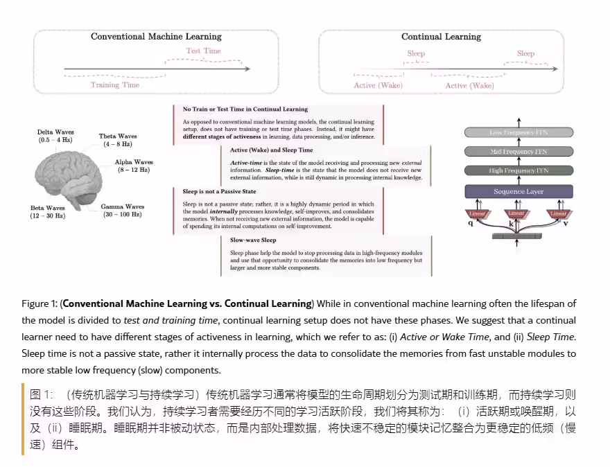 告别知识截止日：谷歌让 AI 学会“睡觉”，边用边学还不忘旧知识